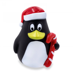 Pawise Pingüino de Navidad Juguete de Latex para Perros