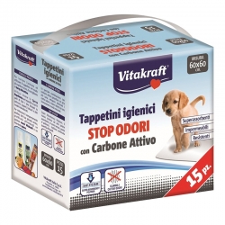 Vitakraft Empapadores 60x60cm para Perros y Cachorros con Carbón Activo
