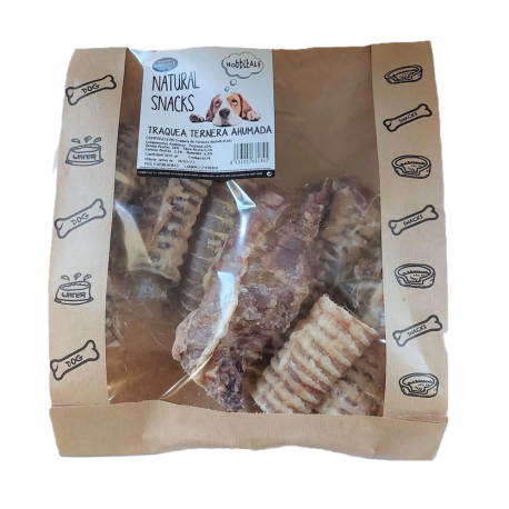 HobbitAlf Traqueas de Ternera Snack para Perros