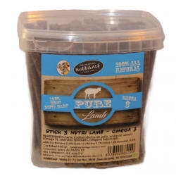 HobbitAlf Barritas de Cordero Omega3 Snack para Perros