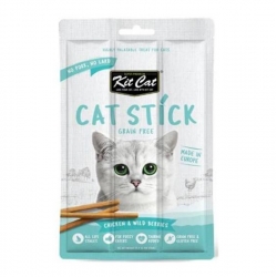 Kit Cat Cat Stick Pollo y Frutos Silverstre Snack para Gatos
