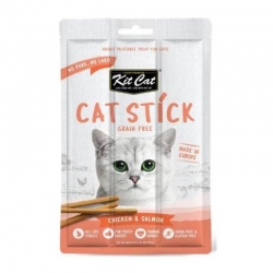 Kit Cat Cat Stick Pollo y Salmón Snack para Gatos