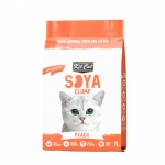 Kit Cat Arena para Gatos Eco SoyaClump Aroma Melocotón