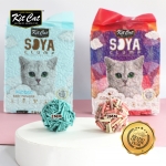 Kit Cat Arena para Gatos Eco SoyaClump Aroma Café