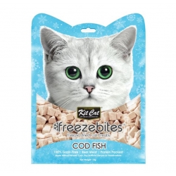 Kit Cat FreezeBites Snack para Gatos con Bacalao