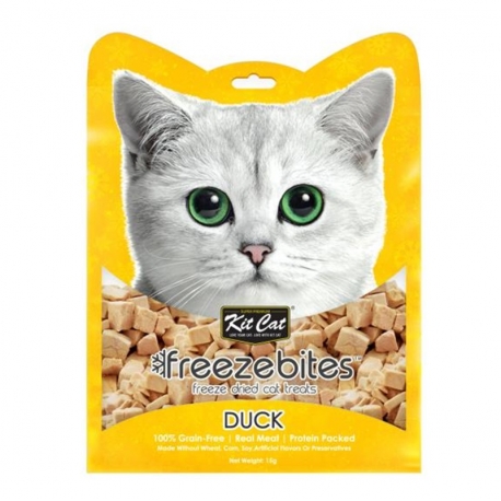 Kit Cat FreezeBites Snack para Gatos con Pato