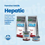 Pack de latas Farmina Vet Life Natural Diet Hepatic para perros