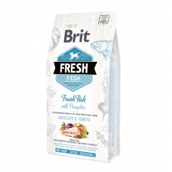 Brit fresh adult large muscles joints pescado calabaza pienso para perros