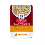 Hills Science Plan Healthy Cuisine Comida Húmeda para Gatos Adultos Estofado de Pollo