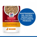 Hills Science Plan Healthy Cuisine Comida Húmeda para Gatos Adultos Estofado de Pollo