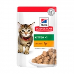 Hills Science Plan Kitten Comida Húmeda para Gatitos con Pollo