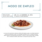 Gourmet Perle Multipack Finas Láminas en Salsa Comida Húmeda para Gatos con Conejo, Buey, Pollo y Salmón