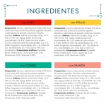 Gourmet Perle Multipack Finas Láminas en Salsa Comida Húmeda para Gatos con Conejo, Buey, Pollo y Salmón