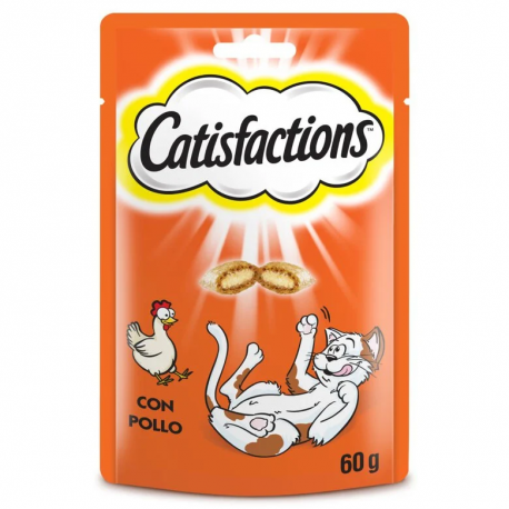 Catisfactions Snacks para Gatos con Pollo