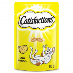 Catisfactions Snacks para Gatos con Queso
