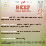 Brit jerky snack filetes de ternera premios para perro