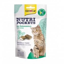 GimCat Nutri Pockets Snack para Gatos Multivitaminas con Menta y Catnip