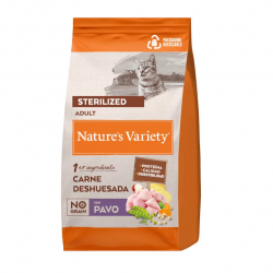 Pienso para Gatos Esterilizados con Sabor a Pavo Nature´s Variety