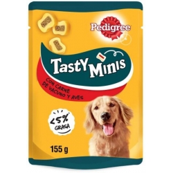 Pedigree Tasty Minis Snacks para Perros con Carne de Vacuno y Aves