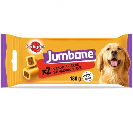 Pedigree Jumbone Medium Snacks para Perros con Carne de Vacuno y Aves