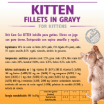 Brit care cat kitten filetes en salsa con pavo latas para gato