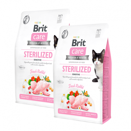 Brit care cat sterilized sensitive pienso para gatos