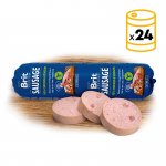 Brit sausage con pollo y venado latas para perro