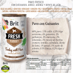 Brit fresh pavo guisantes latas para perro