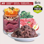 Brit fresh ternera calabaza latas para perro