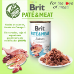 Brit pate meat salmon latas para perro
