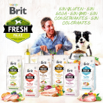 Brit fresh light fit & slim pavo guisantes pienso para perros