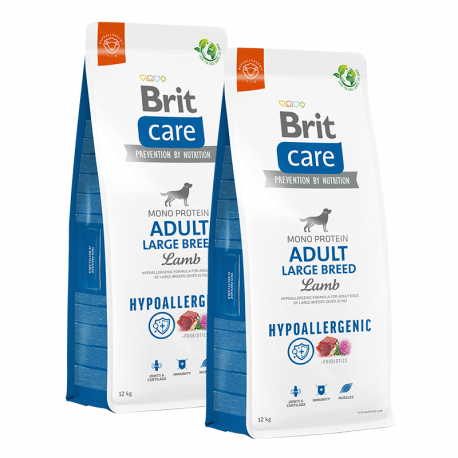 Brit care adult large breed cordero arroz pienso para perros