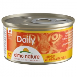 Almo Nature Daily Comida Húmeda en Mousse para Gatos con Pollo