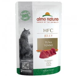 Almo Nature HCF Jelly Comida Húmeda en Gelatina para Gatos con Atún
