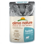 Almo Nature Holistic Urinary Help Comida Húmeda para Gatos con Pescado
