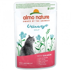 Almo Nature Holistic Urinary Help Comida Húmeda para Gatos con Salmón