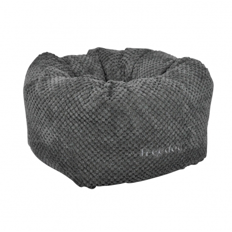 Freedog Cuna Puff Cama para Perros Gris