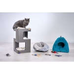 Freecat Igloo Cama Refugio Para Gatos Azul