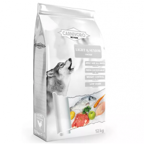 Carnivoro Light & Senior Pienso para Perros con Pollo