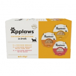 Applaws Multipack Tarrinas de Comida Húmeda para Gatos con Pollo