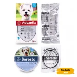 Pack Súper Protección: collar Seresto menos de 8kg + Advantix 4 pipetas 4-10kg 