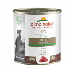 Almo Nature HCF Natural Comida Húmeda con Caldo para Perros con Ternera