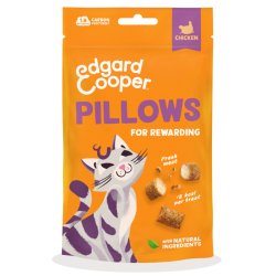 Edgard & Cooper Pillows Bocaditos de Pollo Snack para Gatos