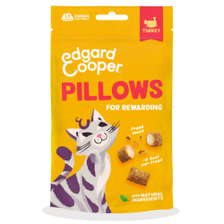 Edgard & Cooper Pillows Bocaditos de Pavo Snack para Gatos