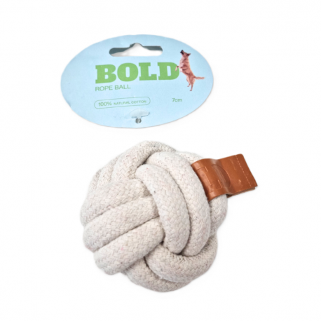 Bold Pelota de Nudos de Algodón Natural Juguete para Perros