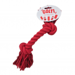 Colti Cuerda de Nudos Rojo y Blanco Juguete para Perros