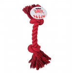 Colti Cuerda de Nudos Rojo y Blanco Juguete para Perros