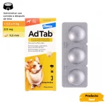 Adtab 3 Comprimidos Masticables antiparasitarios para perros