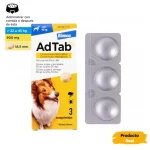 Adtab 3 Comprimidos Masticables antiparasitarios para perros
