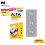 Adtab 3 Comprimidos Masticables antiparasitarios para perros